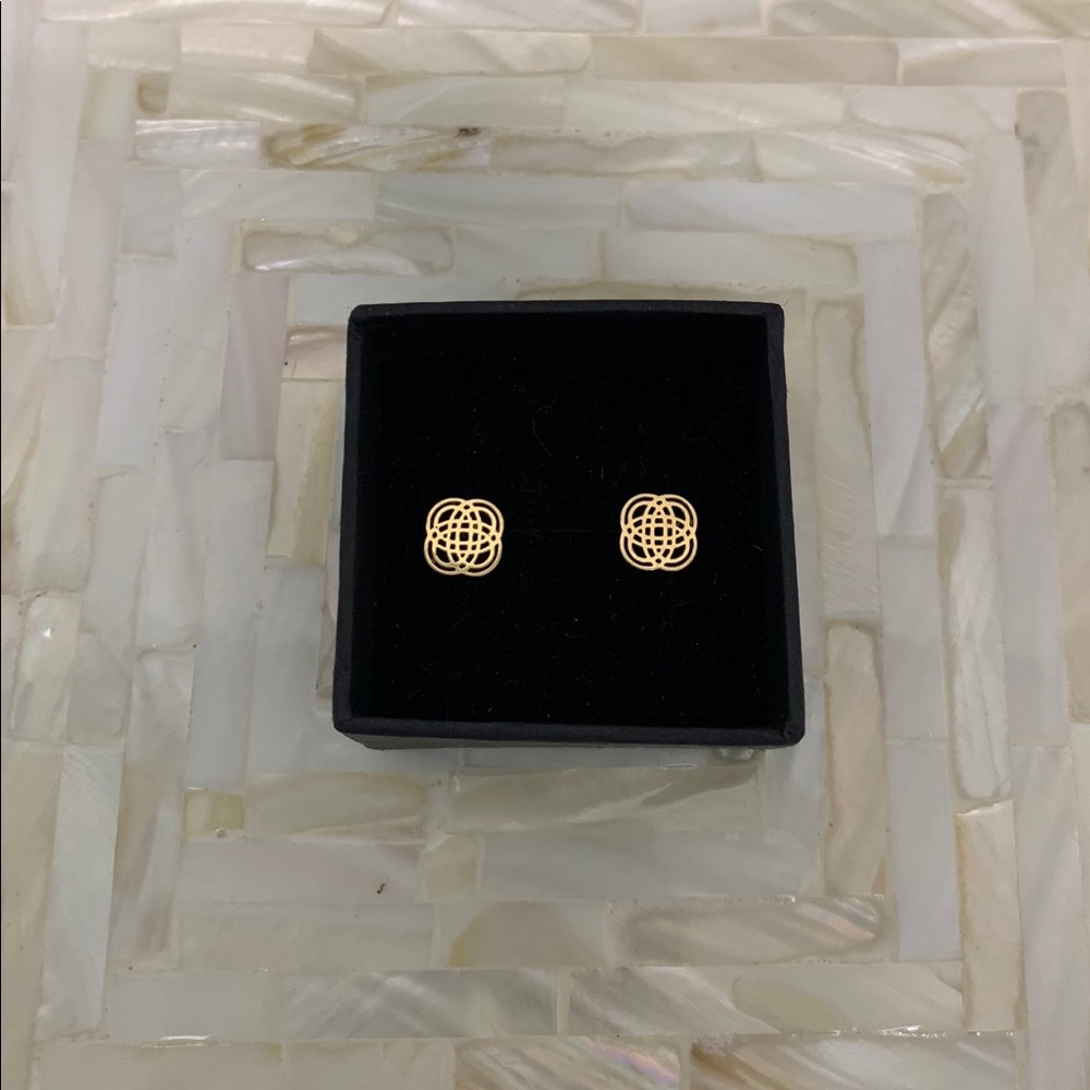 Ginette NY 14k gold earrings